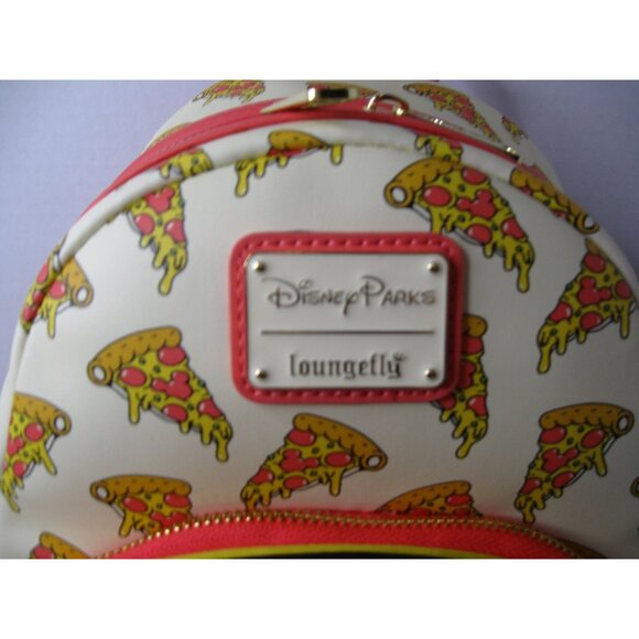 Disney Parks Loungefly Pizza Slice Mini Backpack - Picture 2 of 3